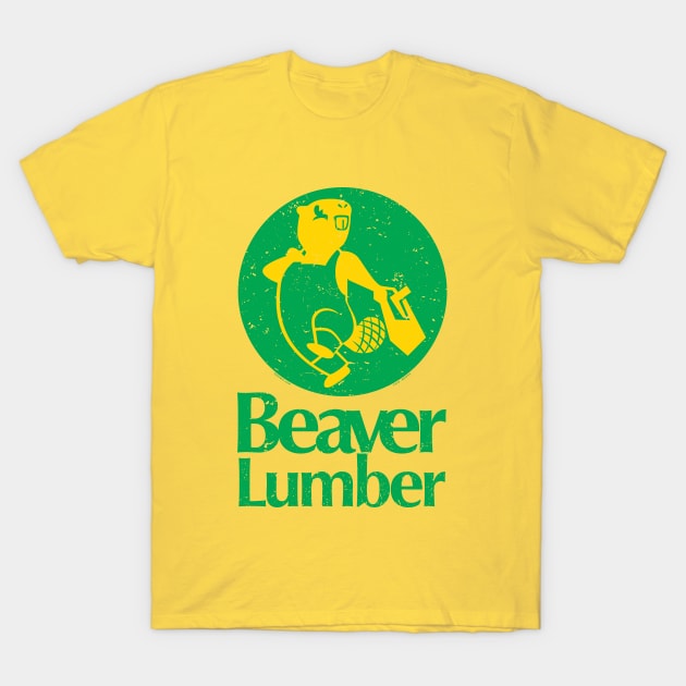 Beaver Lumber (Worn) T-Shirt by Roufxis